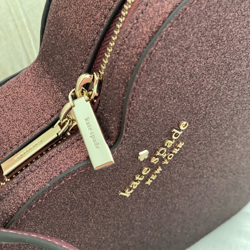 🆕 KATE SPADE | Love Shack Heart Purse Dark Nova - Picture 7 of 14